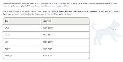 5cm Combat Billowthane® Collar - Rufflock
