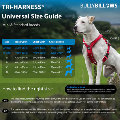 TRI-Harness® | Anti-Pull, Adjustable & Durable - Dog Trainers Choice